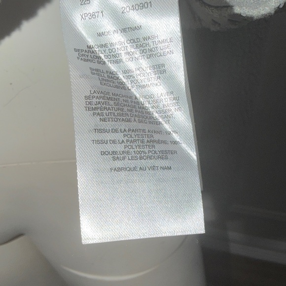 Columbia Sportswear Sherpa Fleece Pullover | Colorblock Grey & White | Large - Picture 6 of 9